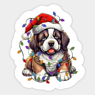 Christmas Puppy Sticker